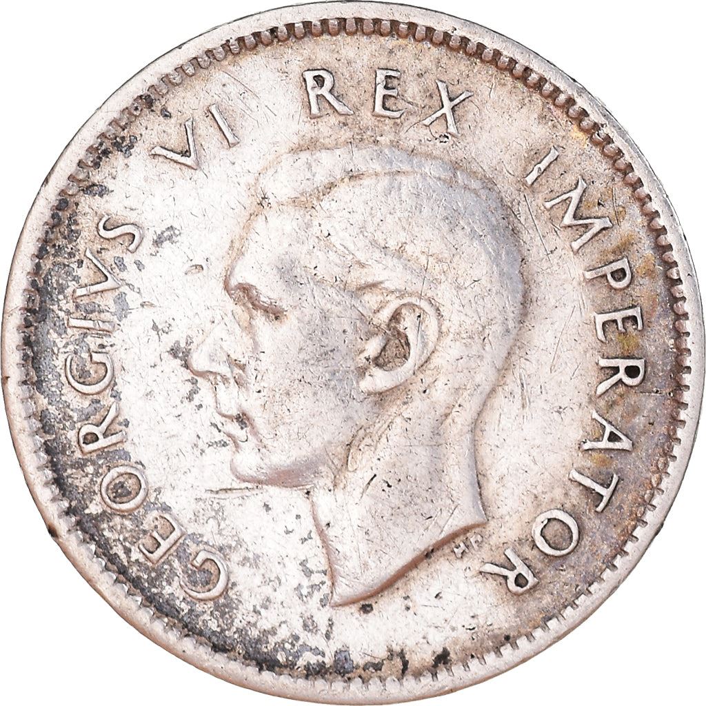 South Africa 3 Pence Coin | George VI | KM26 | 1937 - 1947