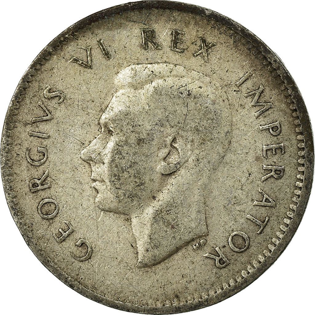 South Africa 3 Pence Coin | George VI | KM26 | 1937 - 1947