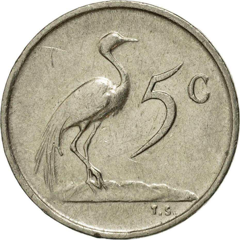 South Africa 5 Cents SUID-AFRIKA - SOUTH AFRICA Coin KM84 1970 - 1989