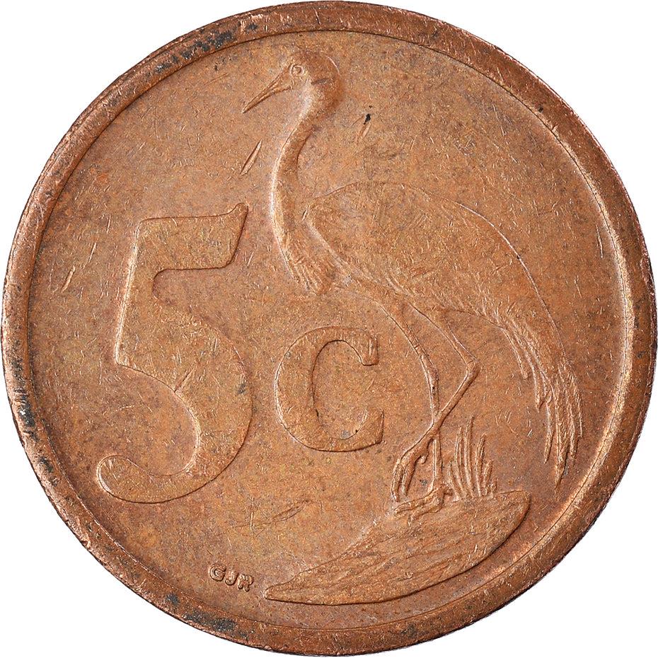 South Africa 5 Cents Sepedi/Sesotho Legend - Afrika Borwa Coin KM486 2006