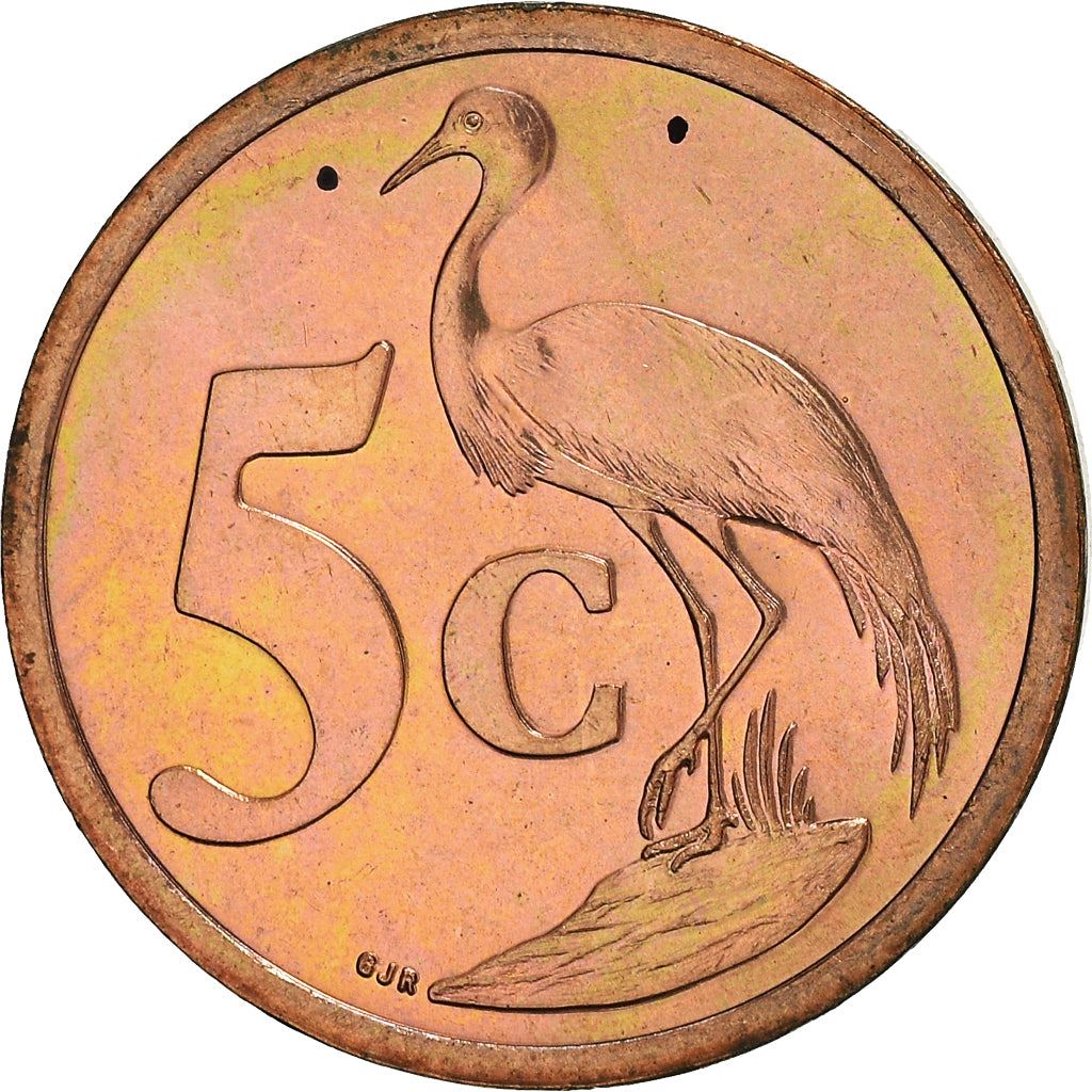 South Africa 5 Cents Swati Legend - Ningizimu Afrika Coin KM268 2002