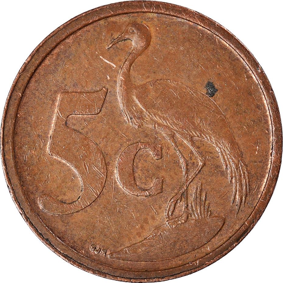 South Africa 5 Cents Swati Legend - Ningizimu Afrika Coin KM268 2002