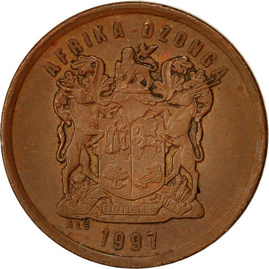 South Africa 5 Cents Tsonga Legend - AFRIKA-DZONGA Coin KM160 1996 - 2000