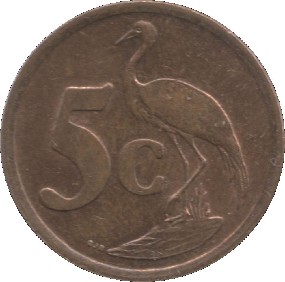 South Africa 5 Cents Tsonga Legend - Afrika-Dzonga Coin KM324 2003