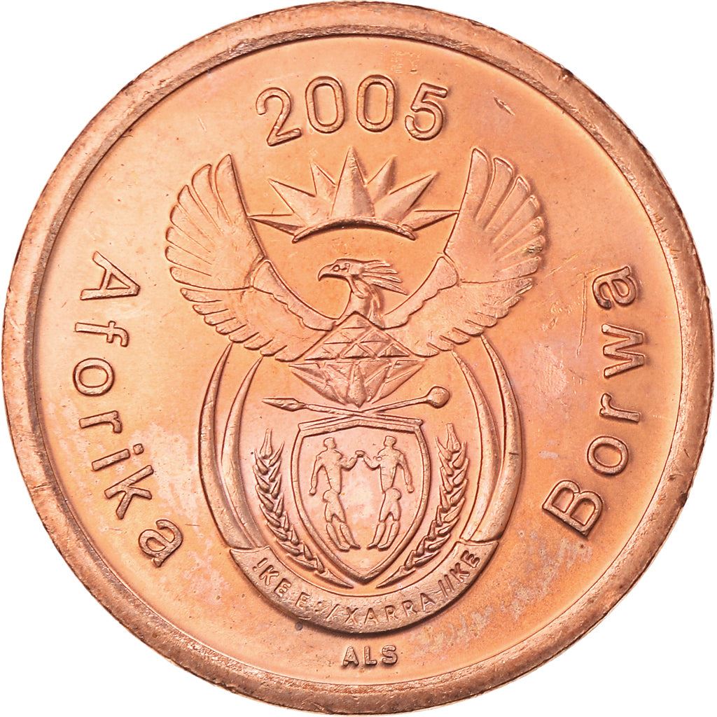 South Africa 5 Cents Tswana Legend - Aforika Borwa Coin KM291 2005