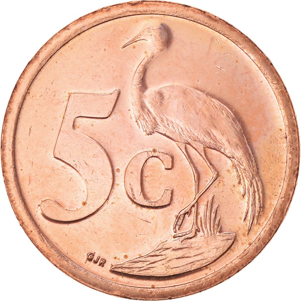 South Africa 5 Cents Tswana Legend - Aforika Borwa Coin KM291 2005