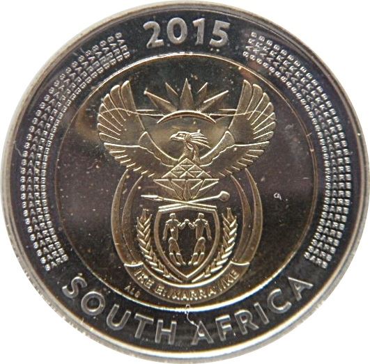 South Africa 5 Rand Coin | Griqua Town Coinage Bicentennial | KM590 | 2015