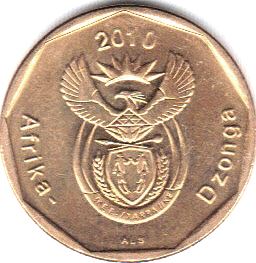 South Africa 50 Cents Tsonga Legend - Afrika-Dzonga Coin KM496 2010