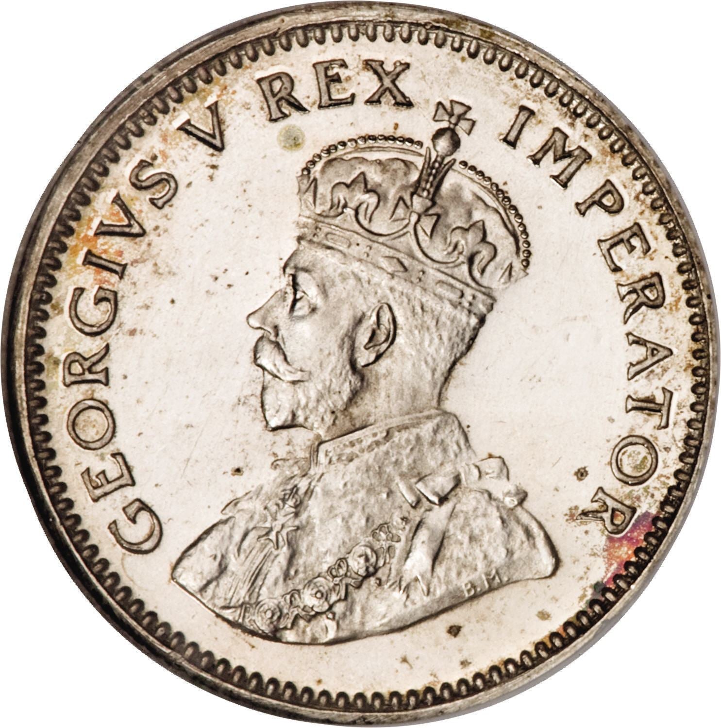 South Africa 6 Pence Coin | George V ZUID-AFRIKA 6 Pence Coin | KM16.1 | 1925 - 1930