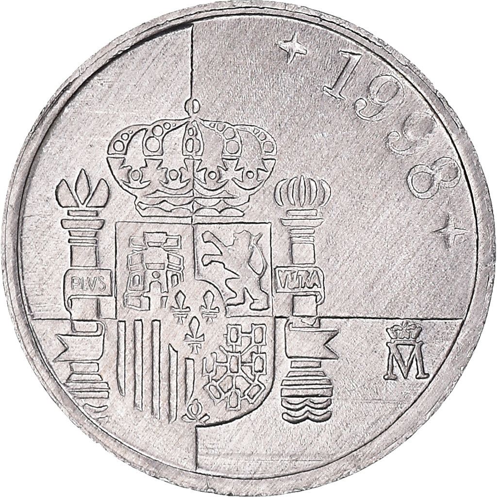 Spain 1 Peseta - Juan Carlos I Coin 1989 - 2001 KM 832