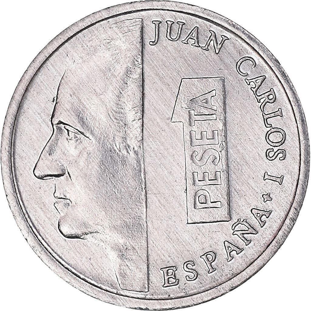 Spain 1 Peseta - Juan Carlos I Coin 1989 - 2001 KM 832