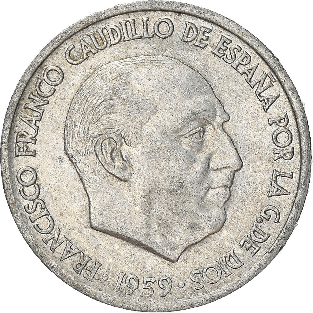 Spain 10 Centimos - Francisco Franco Coin KM790 1959 Summer Olympic Games