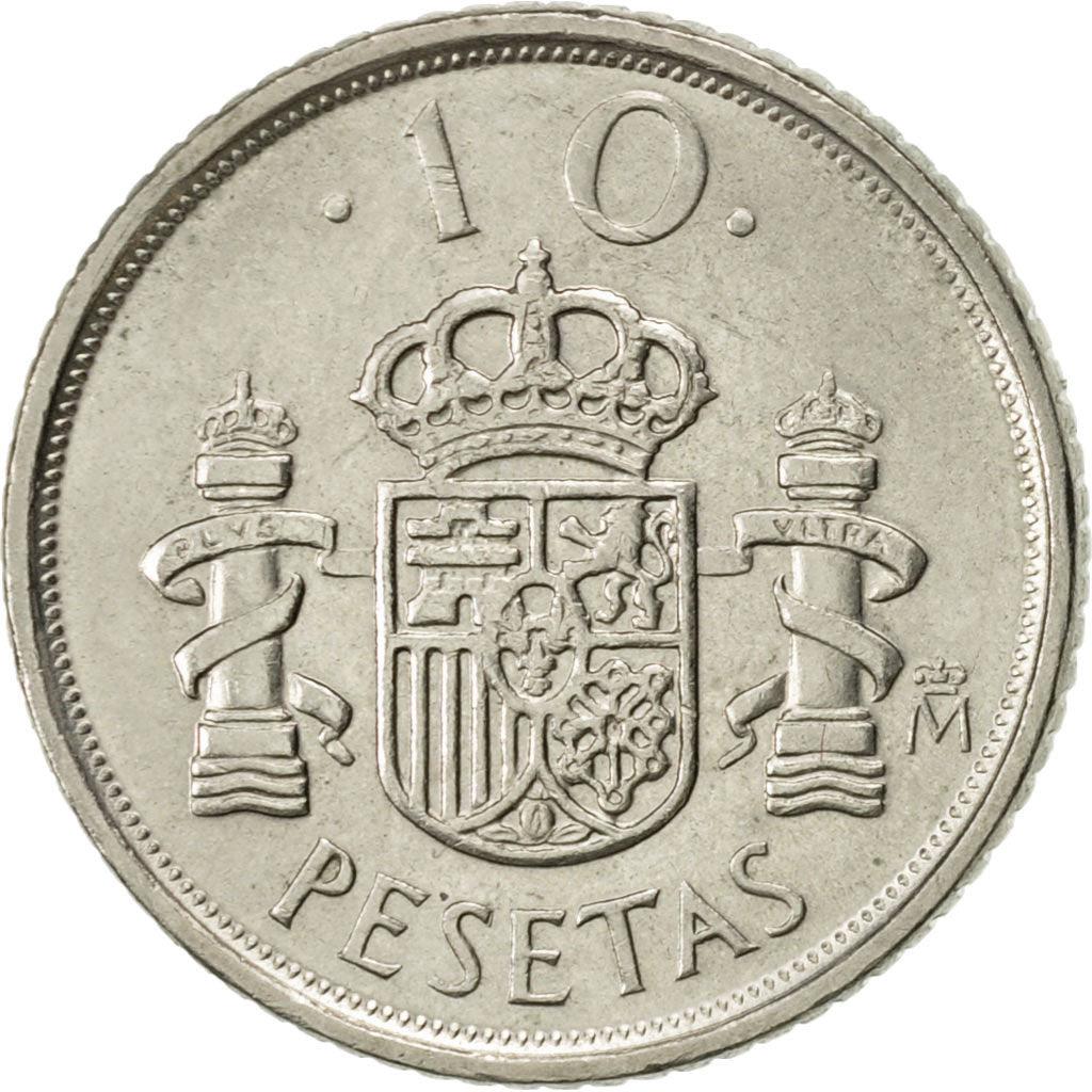 Spain 10 Pesetas Coin | Juan Carlos I | KM1012 | 1998 - 2000