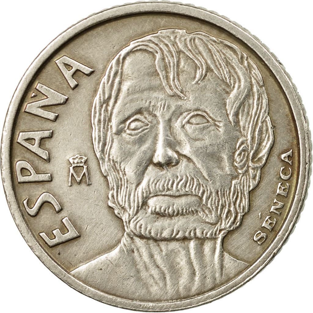 Spain | 10 Pesetas Coin | Philosopher Lucio Anneo Seneca | Cordoba Gates | Km:982 | 1997