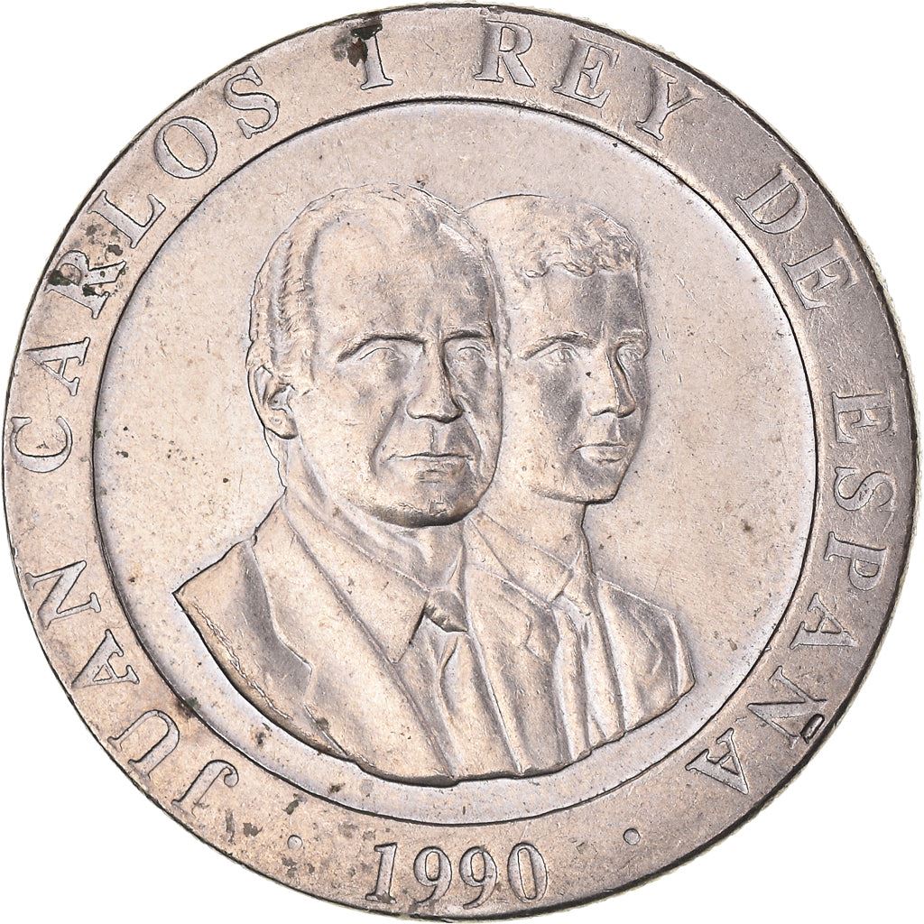 Spain | 200 Pesetas Coin | Juan Carlos I Cybele | KM855 | 1990 Literature