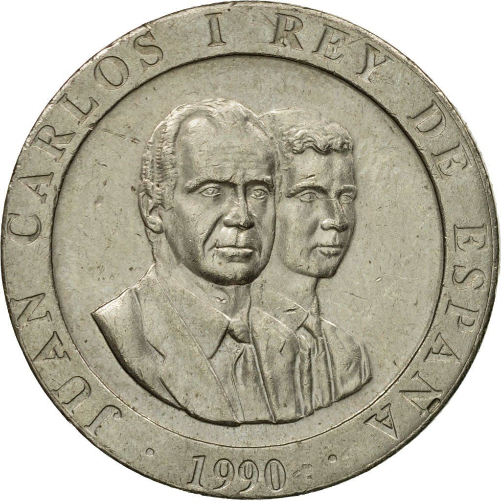 Spain | 200 Pesetas Coin | Juan Carlos I Cybele | KM855 | 1990 Literature