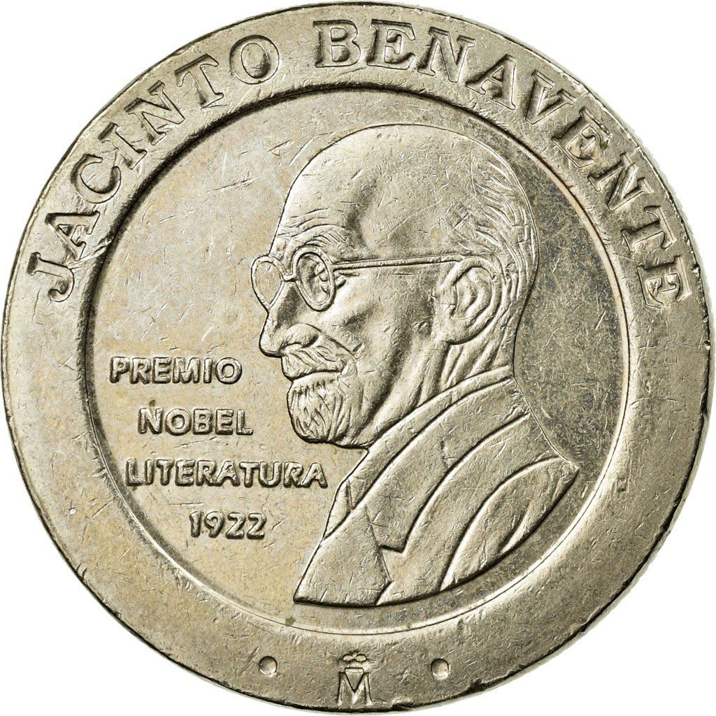 Spain 200 Pesetas Jacinto Benavente Coin KM986 1997