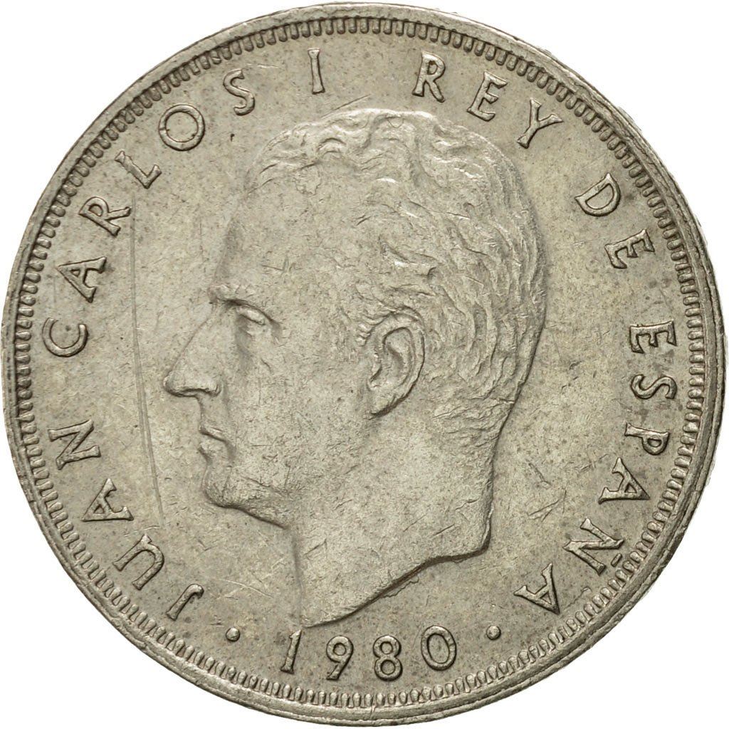 Spain 25 Pesetas - Juan Carlos I España '82 Coin 1980 KM 818