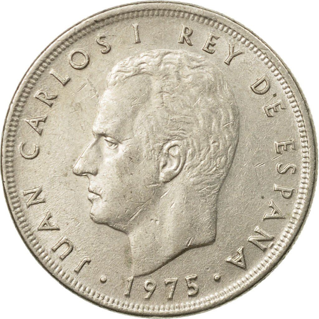 Spain 5 Pesetas Coin - Juan Carlos I |KM807 | 1975