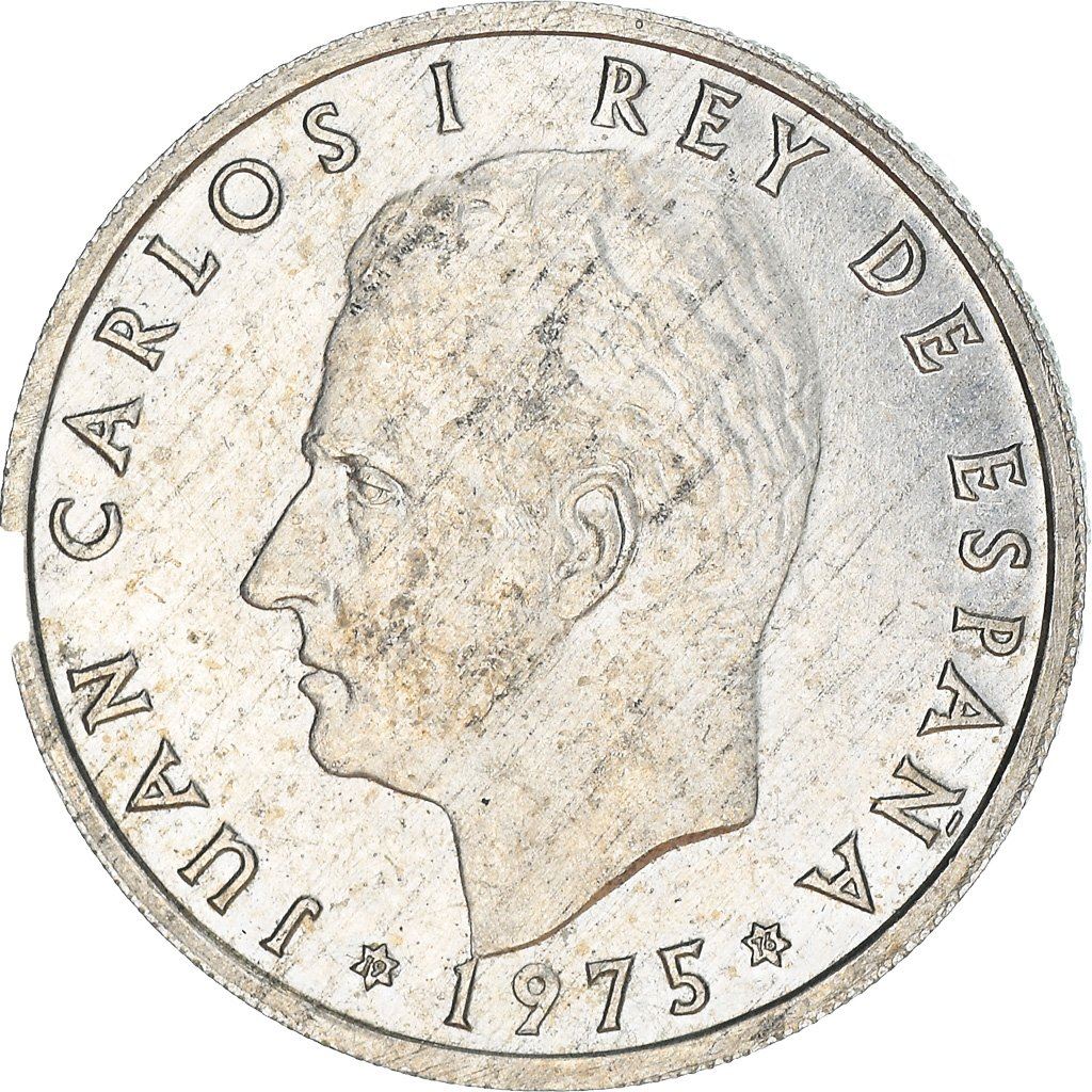 Spain 50 Centimos - Juan Carlos I Coin KM805 1975 Cats and felines, Monarch