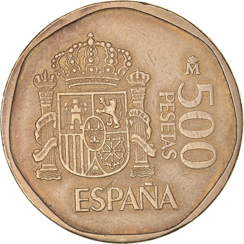 Spain 500 Pesetas - Juan Carlos I Coin KM831 1987 - 1990 Painting