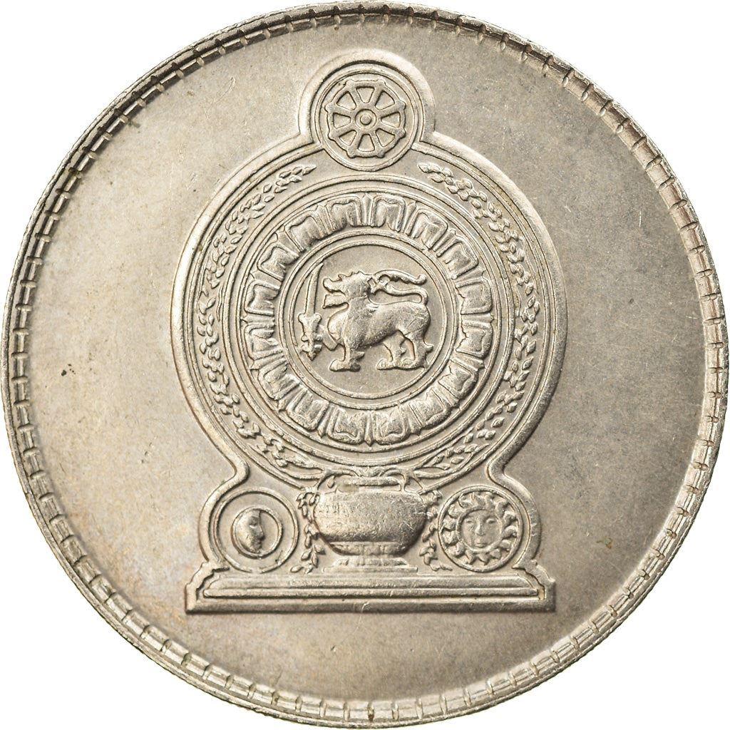 Sri Lanka Coin | 1 Rupee | Armorial Ensign | KM136.1 | 1972 - 1978