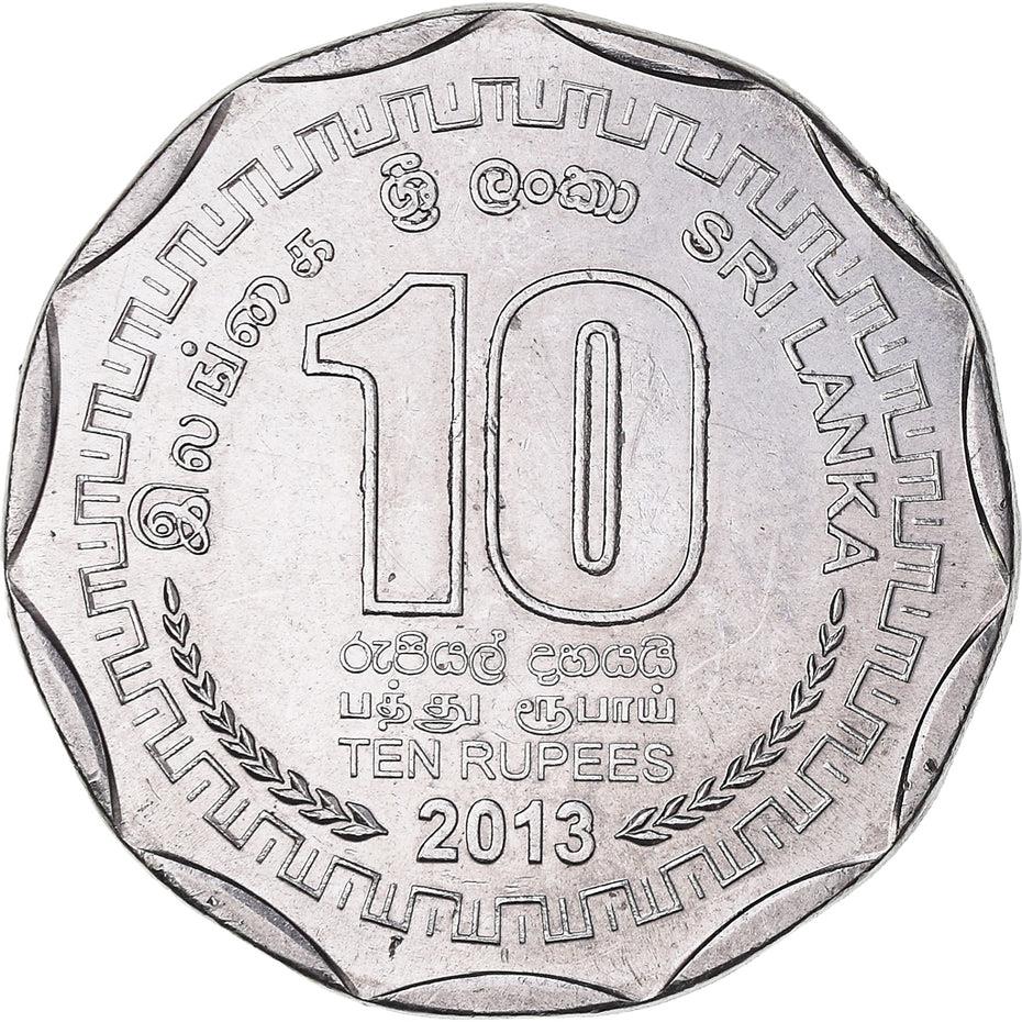 Sri Lanka Coin | 10 Rupees | Sri Lanka ensign | KM181a | 2013 - 2016