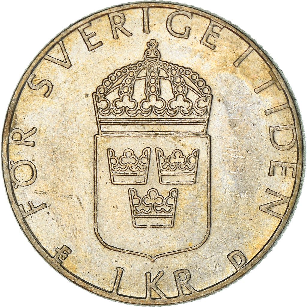 Swedish Coin 1 Krona | Carl XVI Gustaf | Sweden | 1982 - 2000