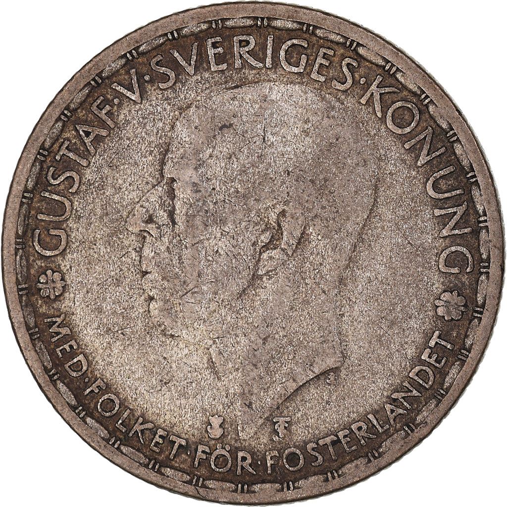 Swedish Coin 1 Krona | King Gustaf V | Sweden | 1942 - 1950