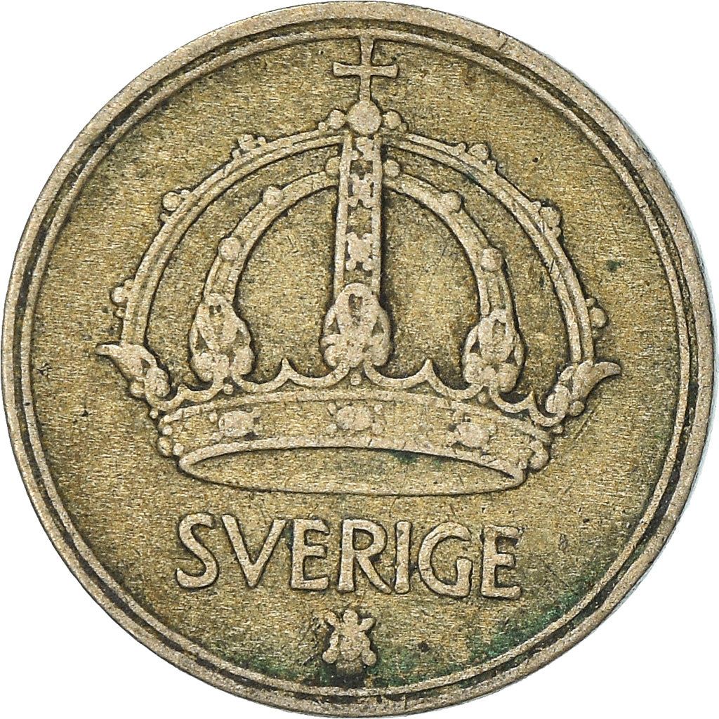 Swedish Coin 10 Ore Coin | King Gustaf V | Sweden | 1942 - 1950