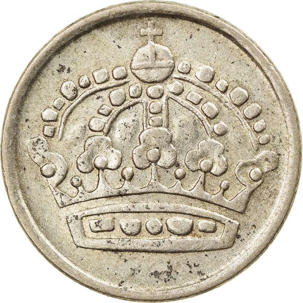 Swedish Coin 10 Ore Coin | King Gustaf VI Adolf | Crown | Sweden | 1952 - 1962