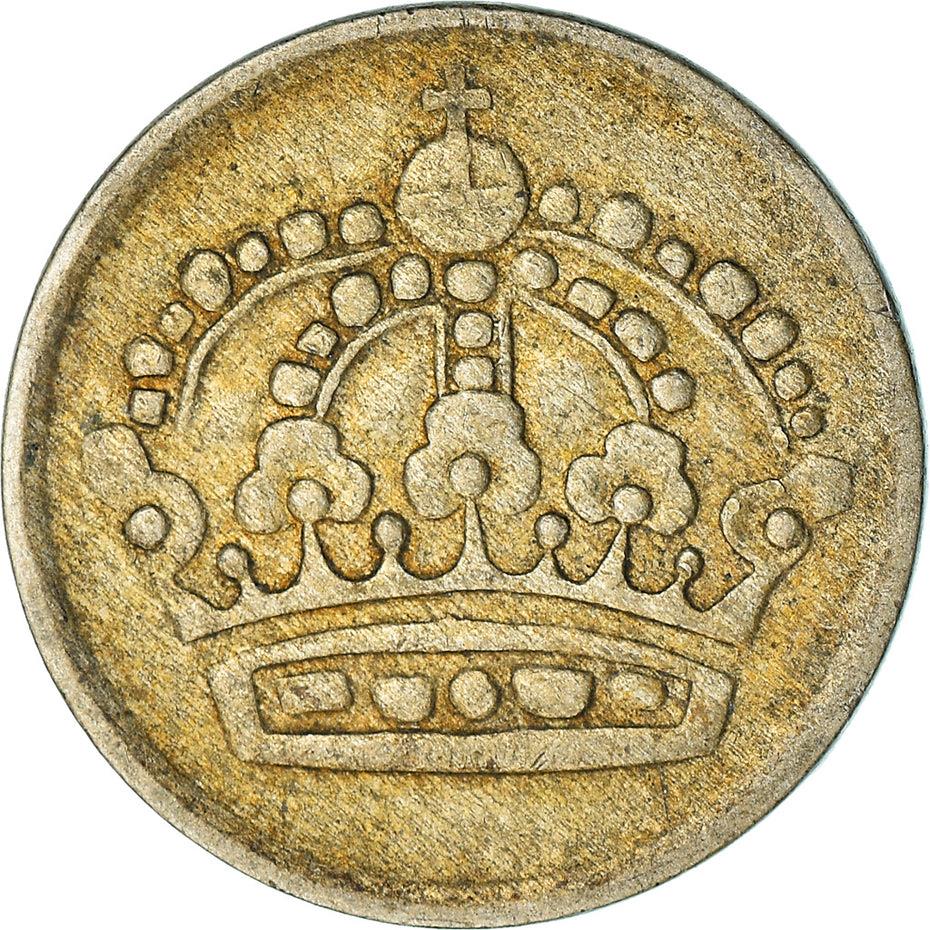 Swedish Coin 10 Ore Coin | King Gustaf VI Adolf | Crown | Sweden | 1952 - 1962