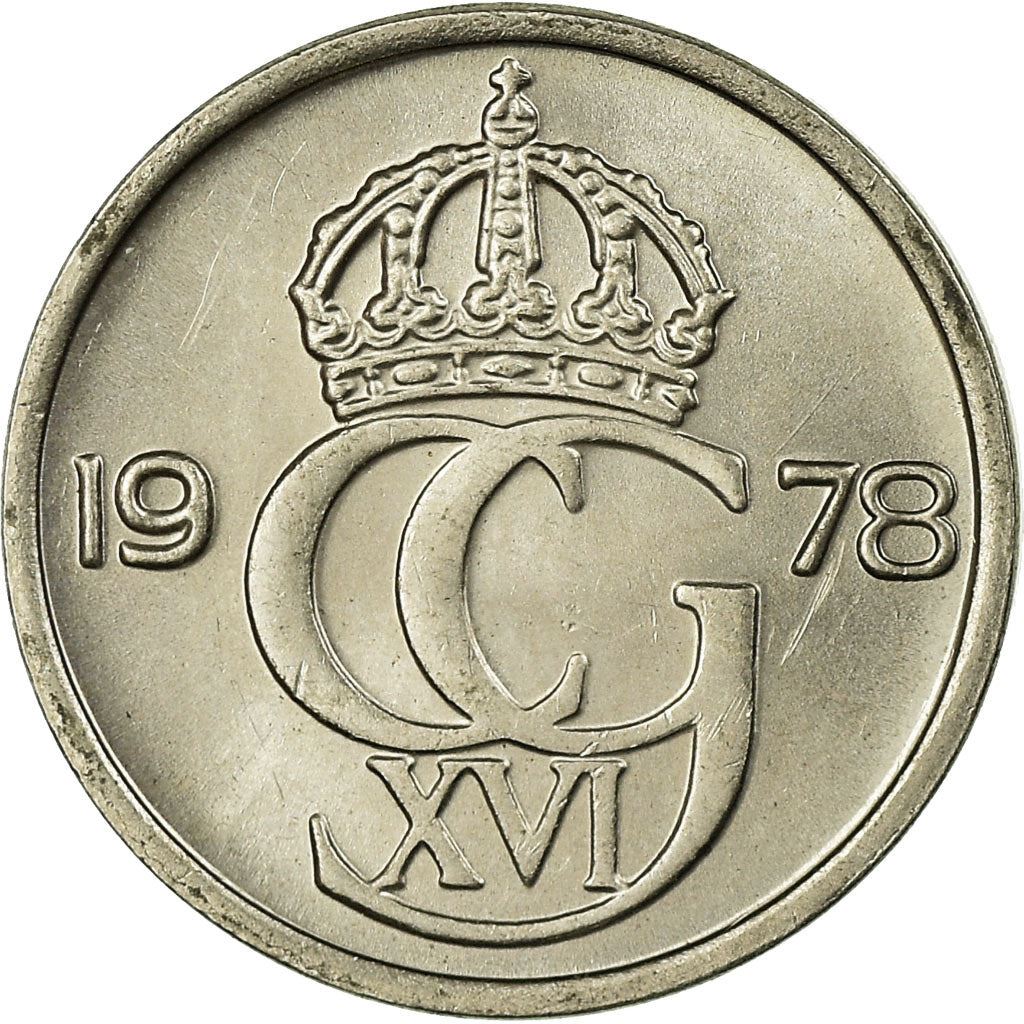 Swedish Coin 10 Öre | King Carl XVI Gustaf | Sweden | 1976 - 1991