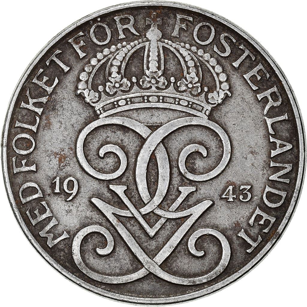 Swedish Coin 5 Öre | King Gustaf V | Sweden | 1942 - 1950