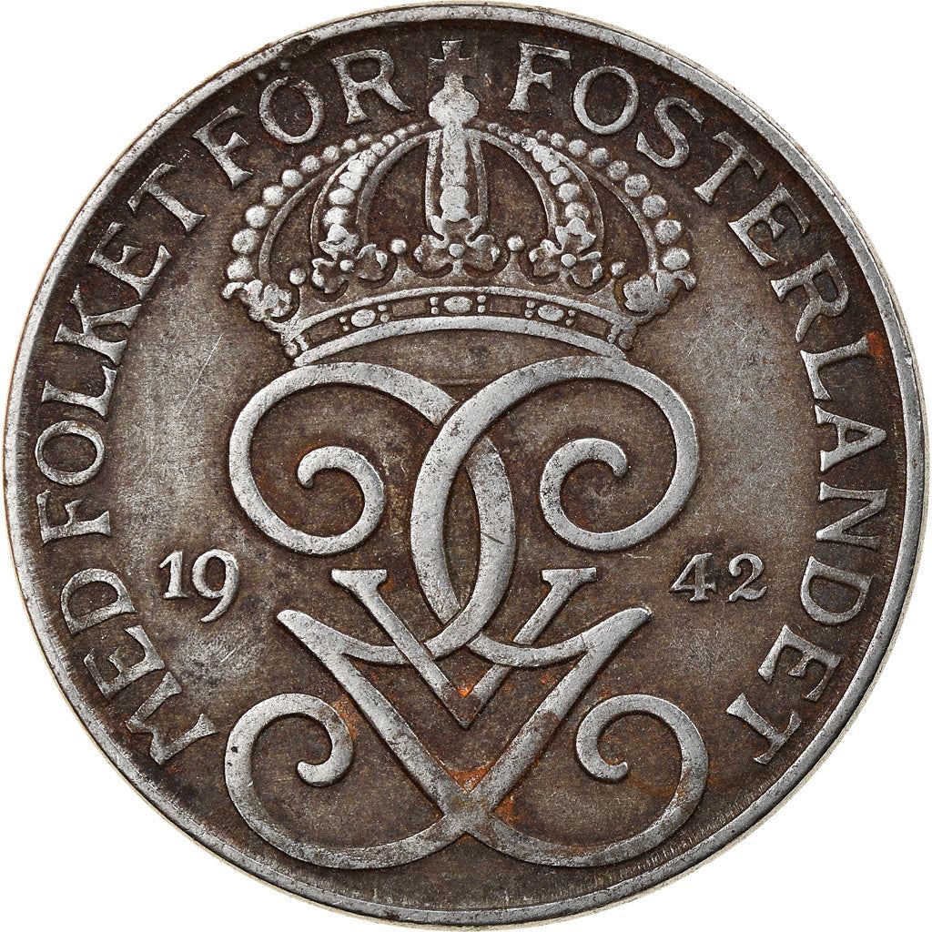 Swedish Coin 5 Öre | King Gustaf V | Sweden | 1942 - 1950