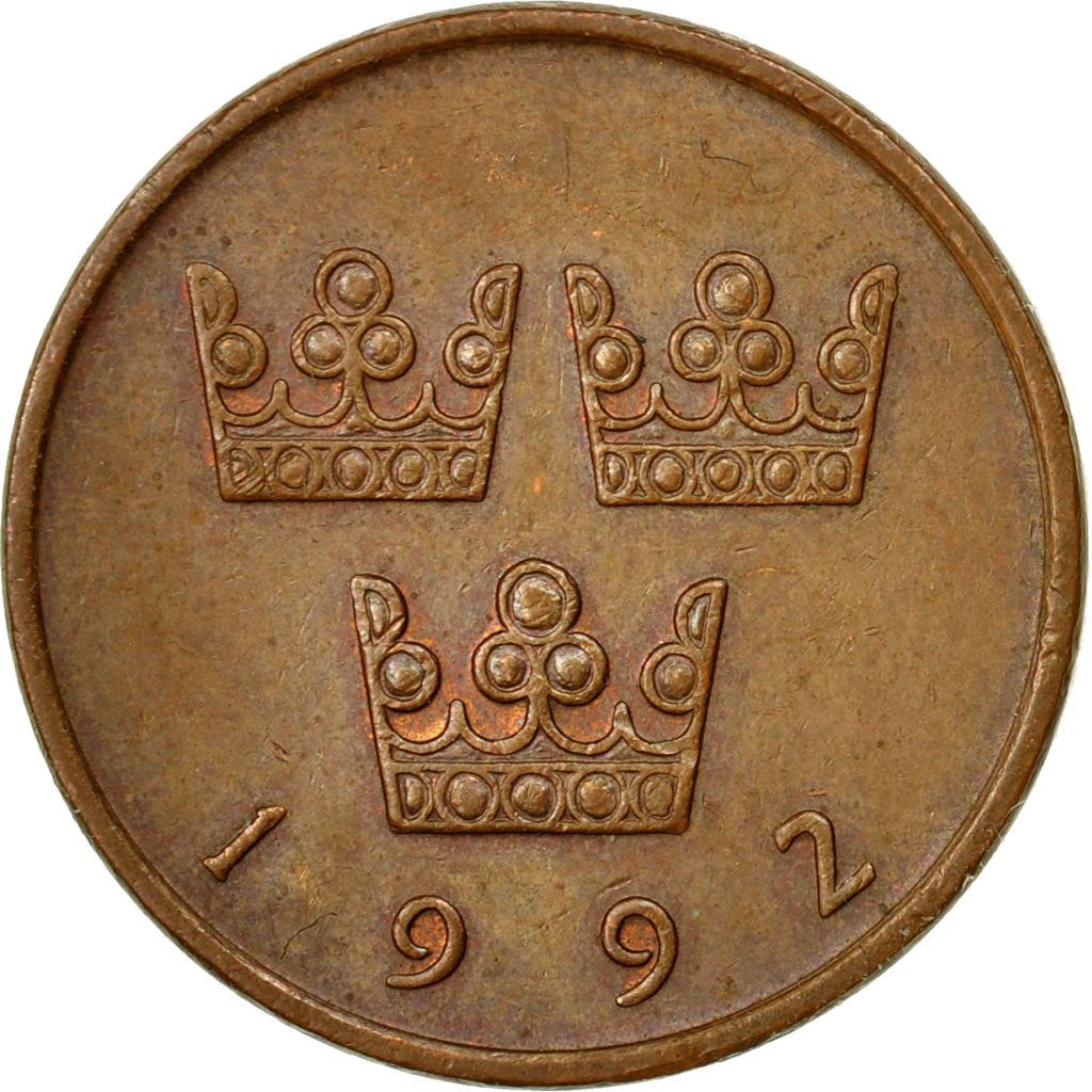 Swedish Coin 50 Öre | King Carl XVI Gustaf | Crown | Sweden | 1992 - 2009