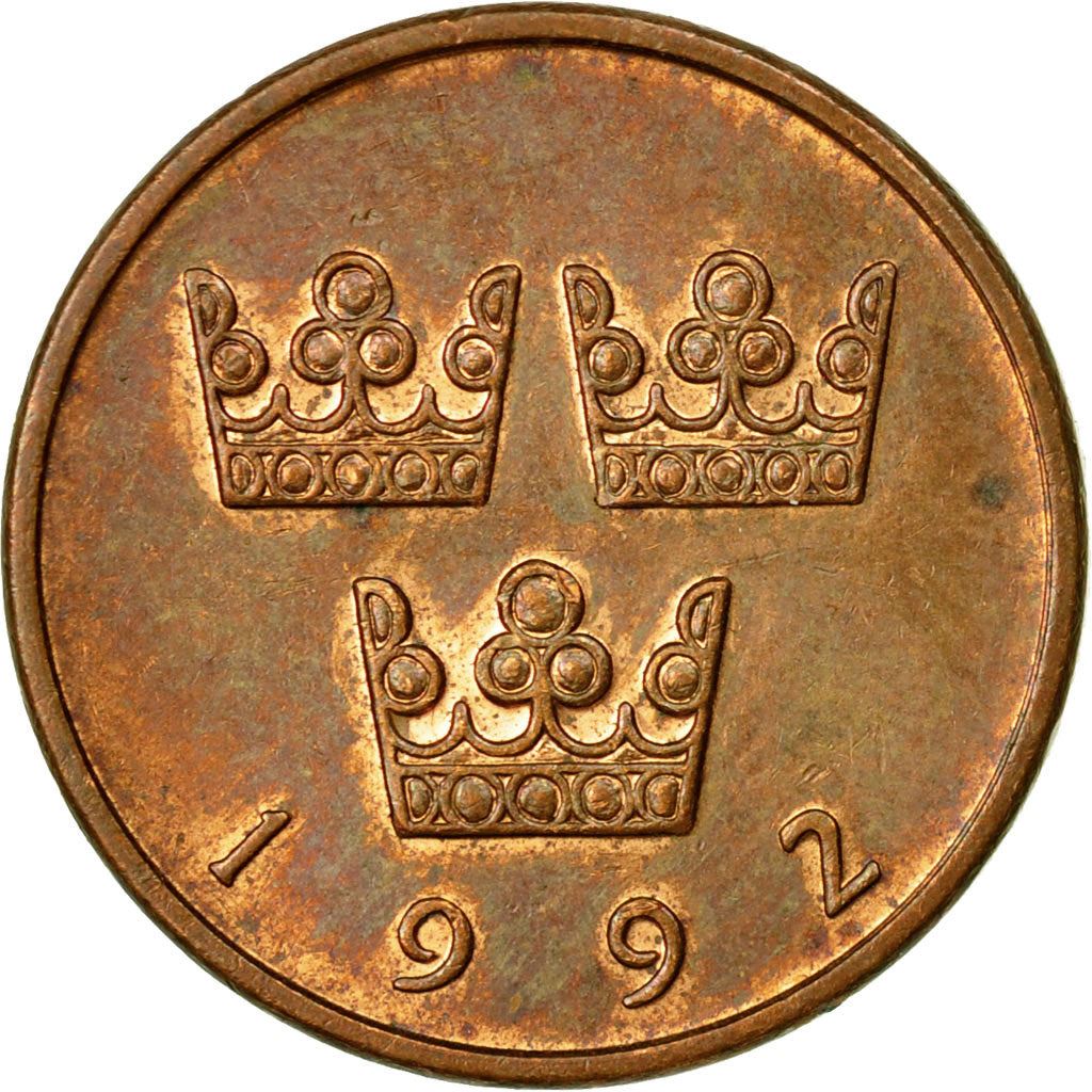 Swedish Coin 50 Öre | King Carl XVI Gustaf | Crown | Sweden | 1992 - 2009