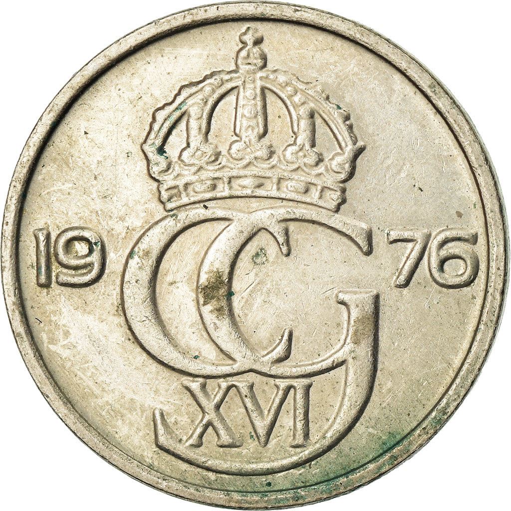 Swedish Coin 50 Öre | King Carl XVI Gustaf | Sweden | 1976 - 1991