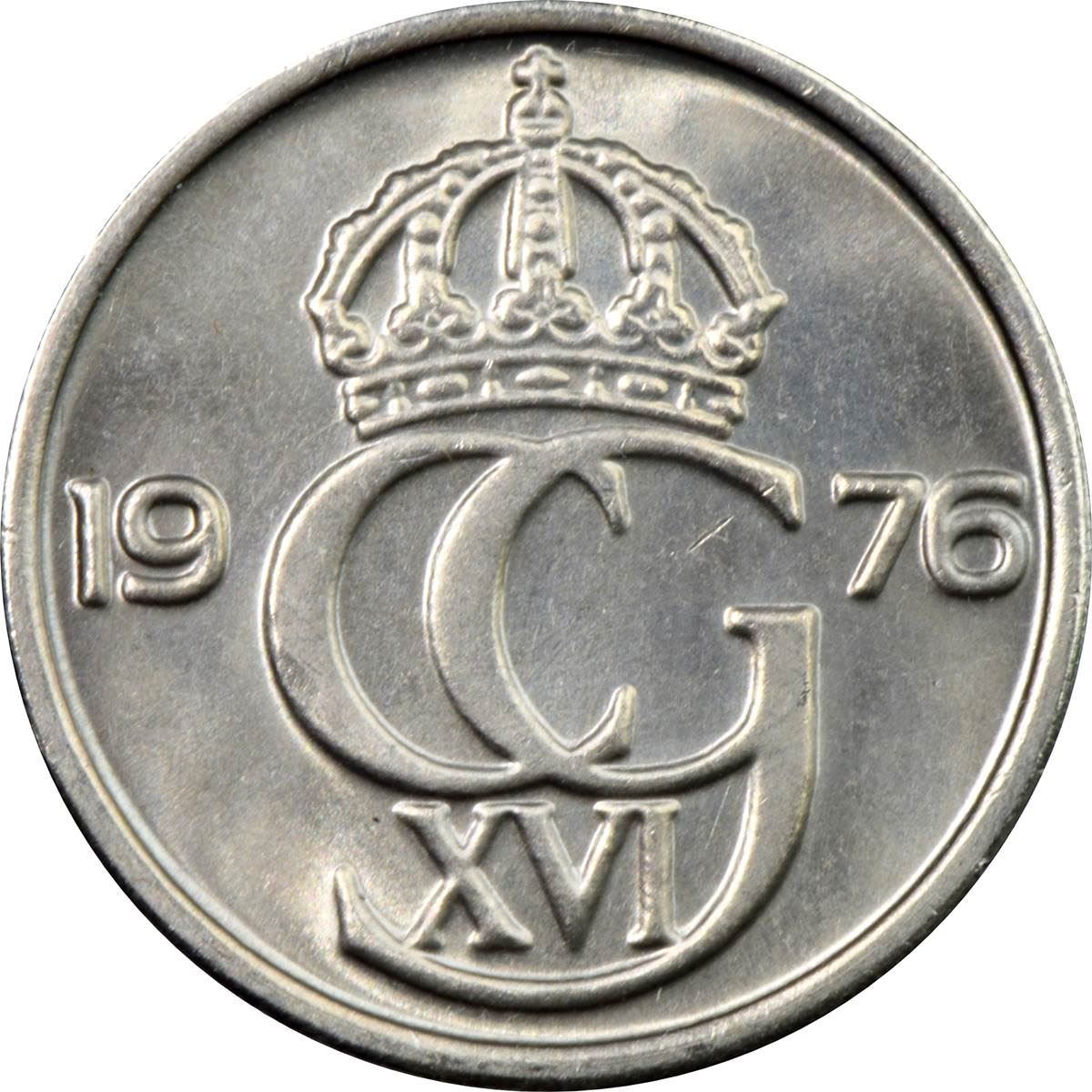 Swedish Coin 50 Öre | King Carl XVI Gustaf | Sweden | 1976 - 1991