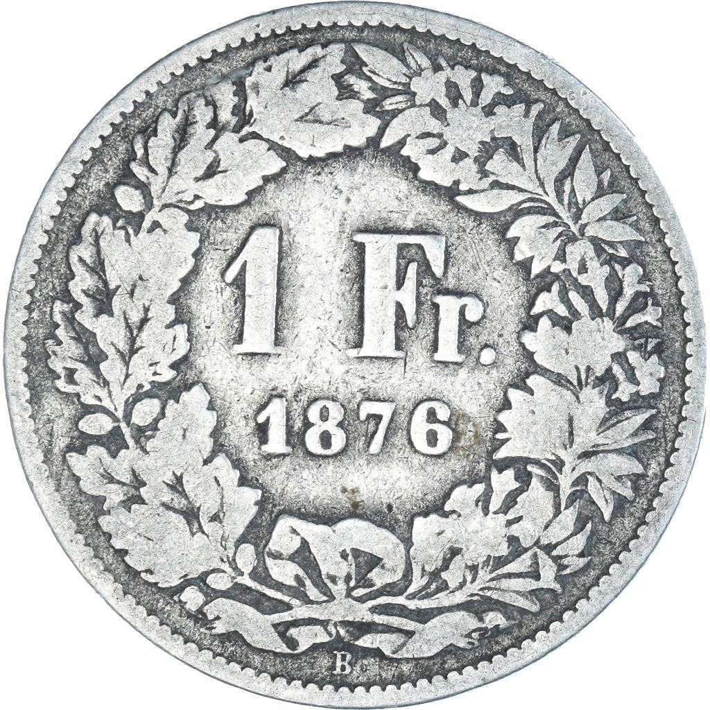 Switzerland Coin Swiss 1 Franc | Helvetia | KM24 | 1875 - 1967