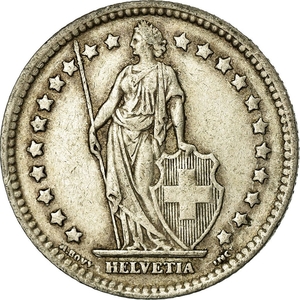 Switzerland Coin Swiss 1 Franc | Helvetia | KM24 | 1875 - 1967