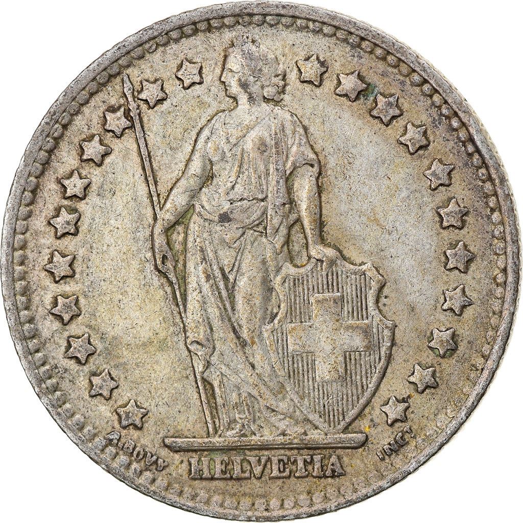 Switzerland Coin Swiss 1 Franc | Helvetia | KM24 | 1875 - 1967