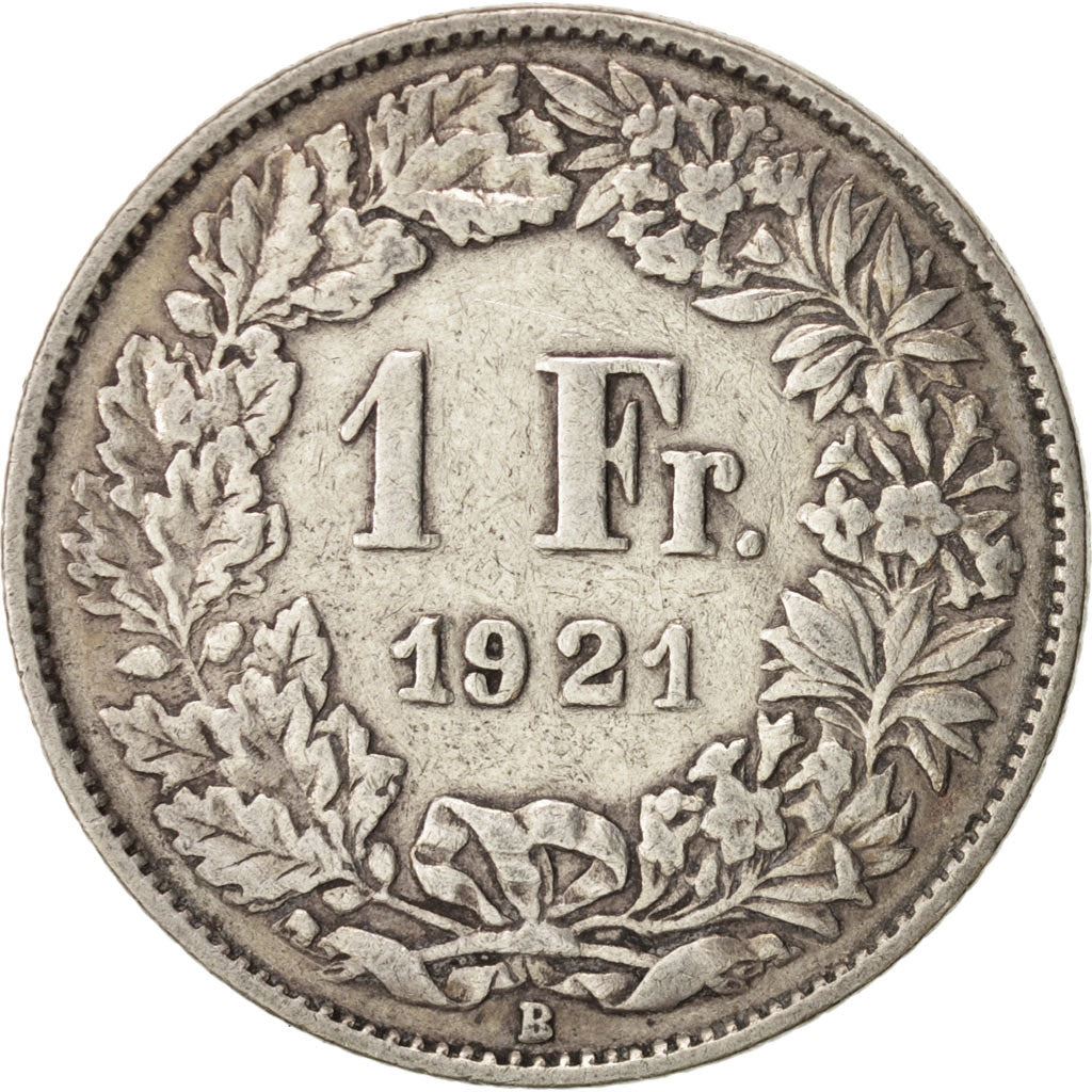 Switzerland Coin Swiss 1 Franc | Helvetia | KM24 | 1875 - 1967