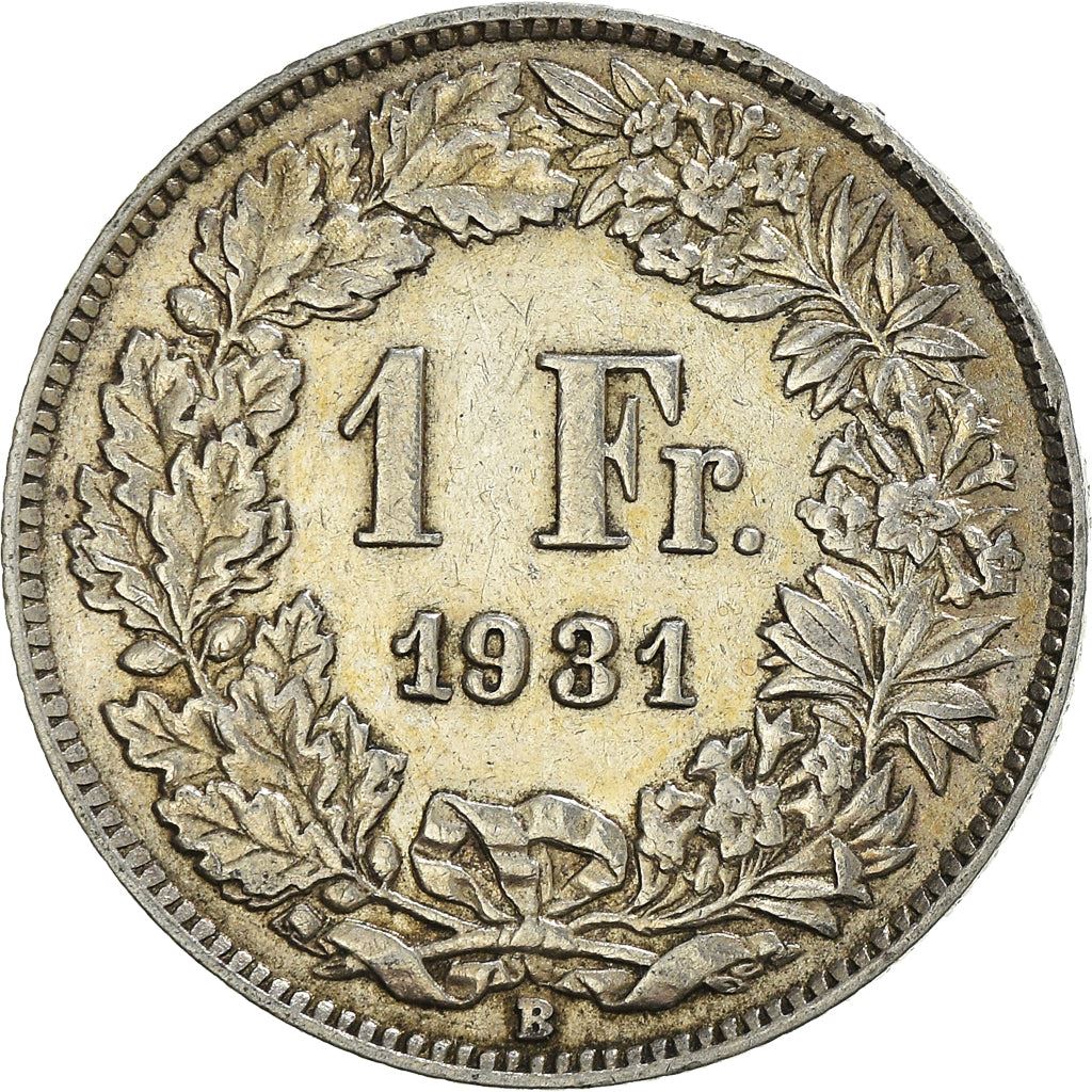 Switzerland Coin Swiss 1 Franc | Helvetia | KM24 | 1875 - 1967