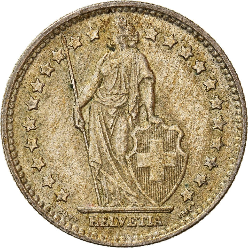 Switzerland Coin Swiss 1 Franc | Helvetia | KM24 | 1875 - 1967