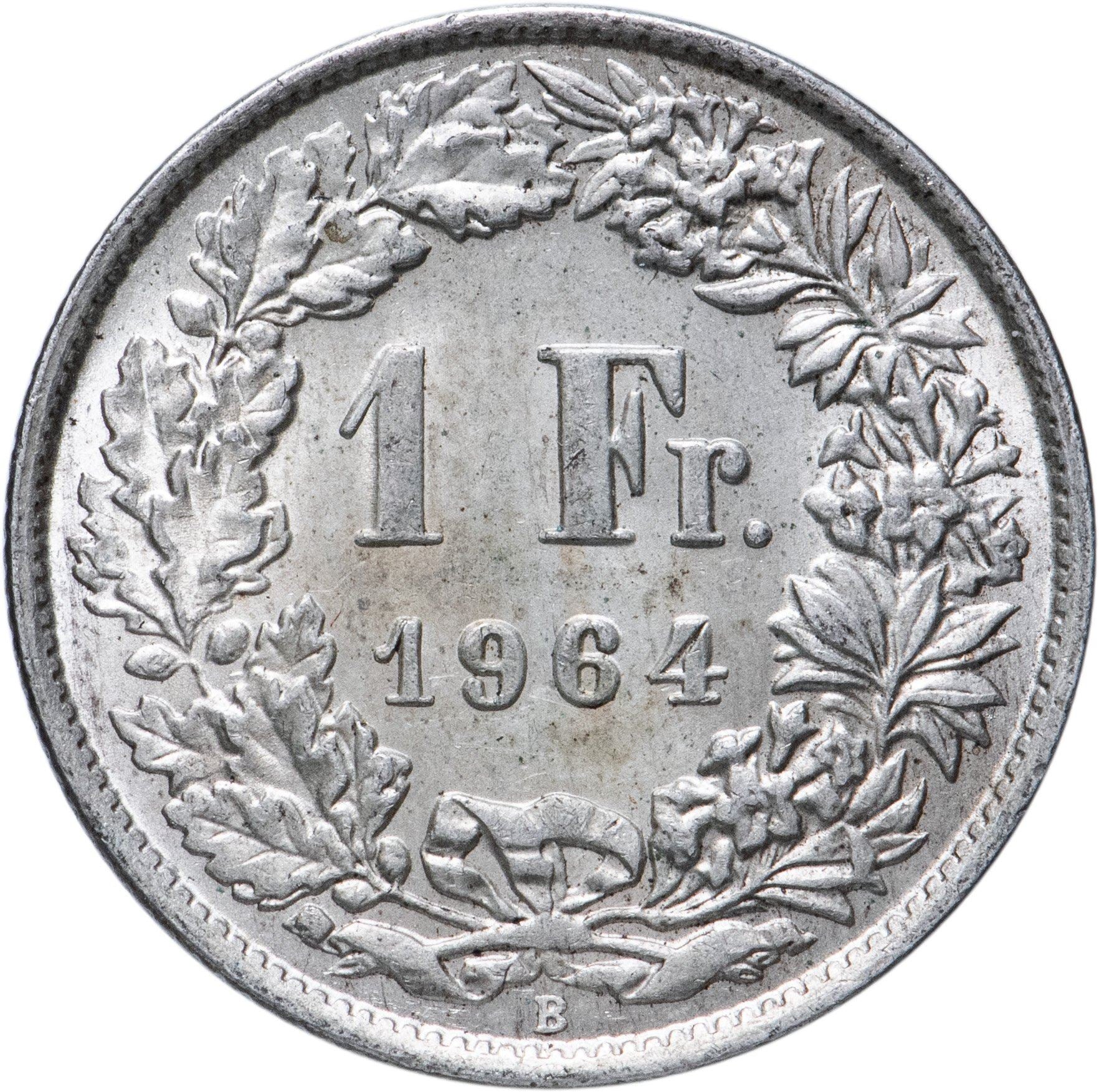 Switzerland Coin Swiss 1 Franc | Helvetia | KM24 | 1875 - 1967