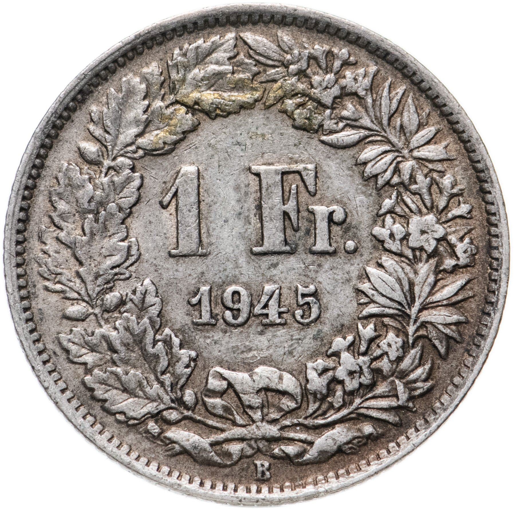 Switzerland Coin Swiss 1 Franc | Helvetia | KM24 | 1875 - 1967