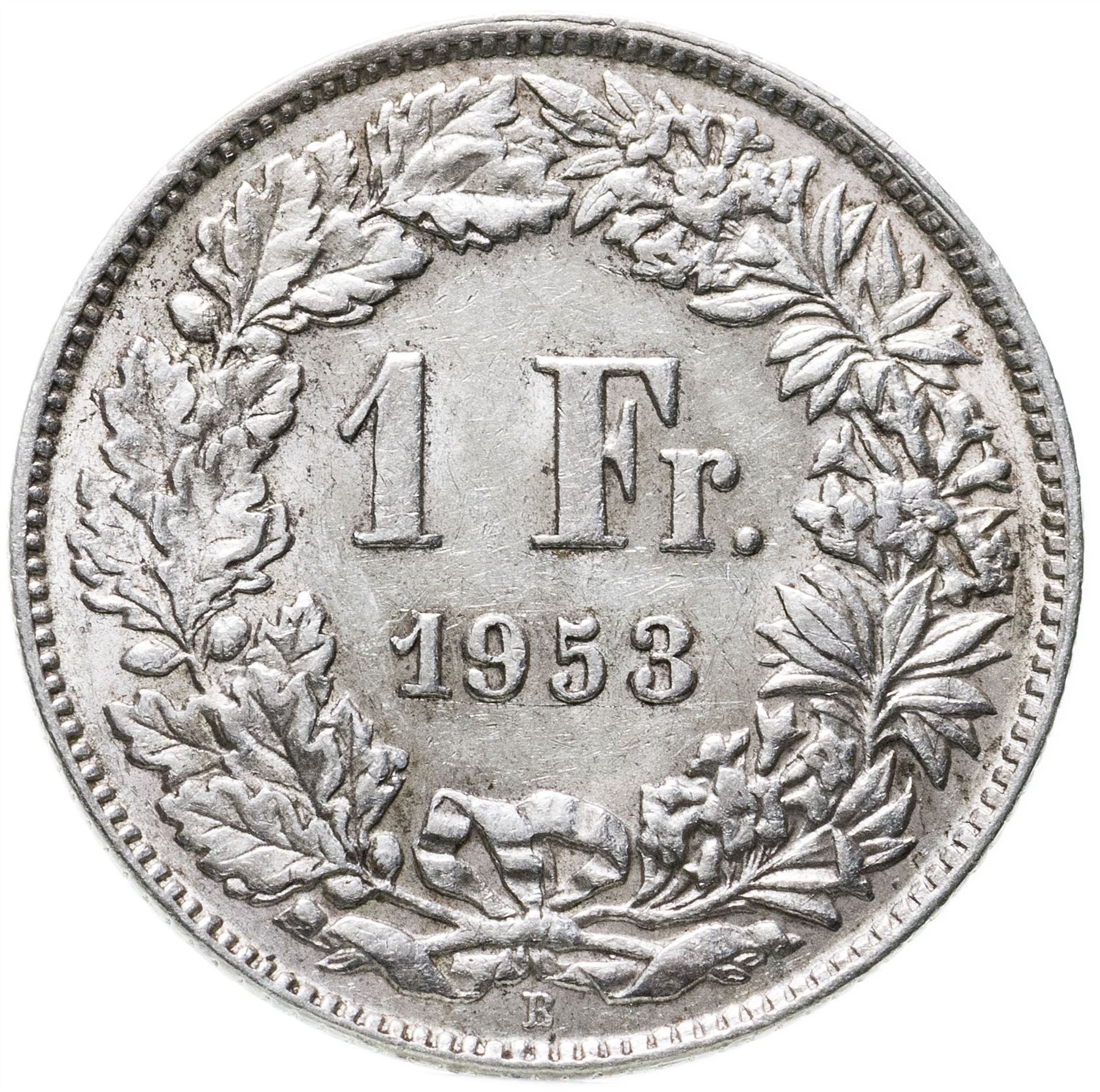 Switzerland Coin Swiss 1 Franc | Helvetia | KM24 | 1875 - 1967