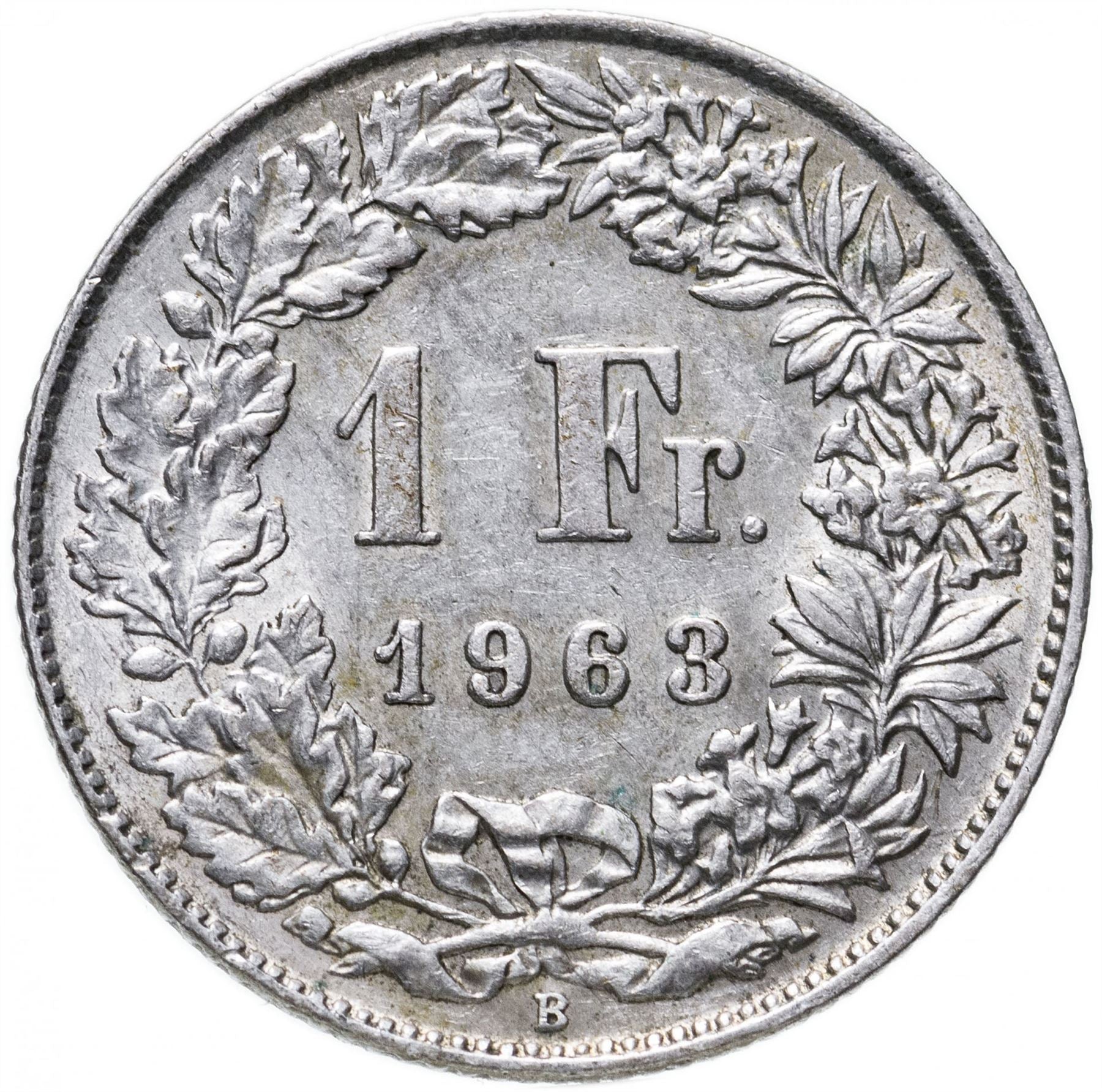 Switzerland Coin Swiss 1 Franc | Helvetia | KM24 | 1875 - 1967