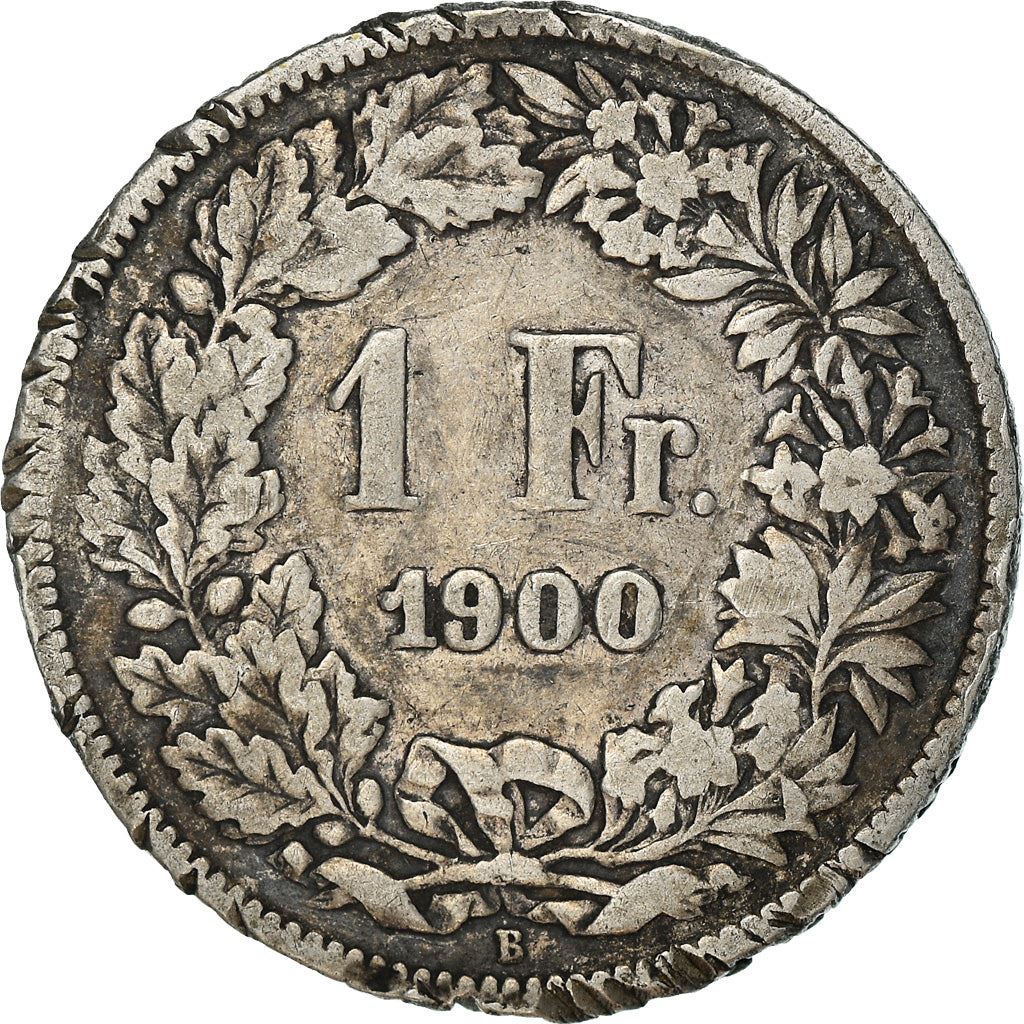 Switzerland Coin Swiss 1 Franc | Helvetia | KM24 | 1875 - 1967